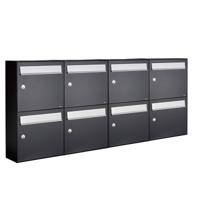 Allux Flow Set 4-Breed, 2-Hoog Zwart - 40040070_4x2