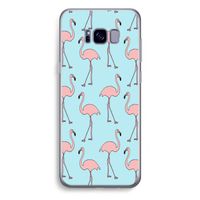 Anything Flamingoes: Samsung Galaxy S8 Plus Transparant Hoesje
