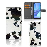 OPPO A53 | OPPO A53s | Telefoonhoesje | Met pasjeshouder | Koeienvlekken