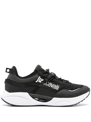 Just Cavalli baskets à logo imprimé - Noir