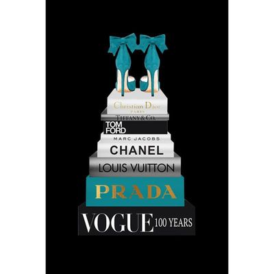 Wanddecoratie Vogue Shoe | Multicolor Wanddecoratie Vogue Shoe | Multicolor