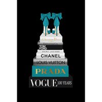 Wanddecoratie Vogue Shoe | Multicolor - thumbnail