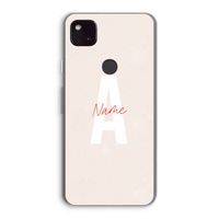 Strawberry Milkshake: Google Pixel 4a 5G Transparant Hoesje