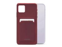 Mobilize Mobilize Rubber Gelly Card Case Apple iPhone 11 Matt Bordeaux