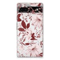 Smartphone hoesje Google Pixel 6A Watercolor Flowers