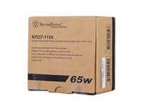 Silverstone SST-NT07-115X hardwarekoeling Chipset Koeler 8 cm Zwart, Metallic - thumbnail