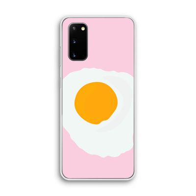 Sunny side up: Samsung Galaxy S20 Transparant Hoesje