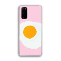 Sunny side up: Samsung Galaxy S20 Transparant Hoesje