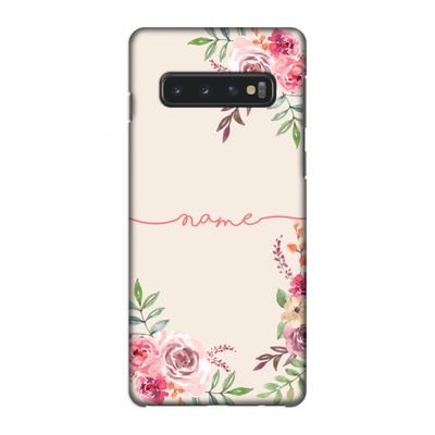 Rozen: Samsung Galaxy S10 4G Volledig Geprint Hoesje