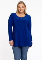 Yoek Tuniek lange mouwen flare | Indigo | Maat 58/60 Yoek Tuniek lange mouwen flare | Indigo | Maat 58/60