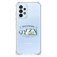 Samsung Galaxy A23 Stevig | Bumper Hoesje | Boho Bottle