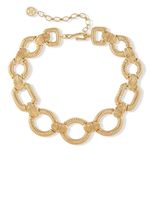 Givenchy Pre-Owned collier articulé à design nervuré (années 1980) - Or