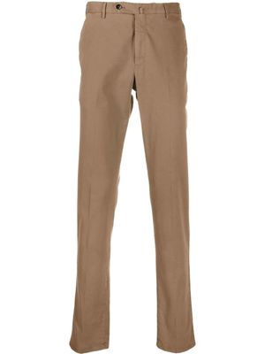 PT Torino pantalon à coupe droite - Marron