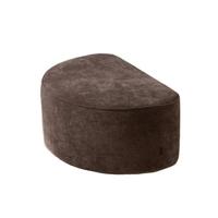 Bronx71 Hocker Lune halve maan chenille bruin