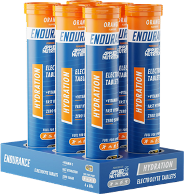 Applied Nutrition Endurance Hydration Electrolyte Tablets Orange (6 x 20 tabs)