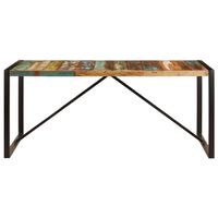 The Living Store Eettafel Rustieke Stijl - Gerecycled Hout - 180x90x75 cm