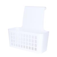 Badkamerrekje - Wit - douche opbergmandje - hangend - 26 x 23.5 x 12 cm - badkamer - organizer - opb