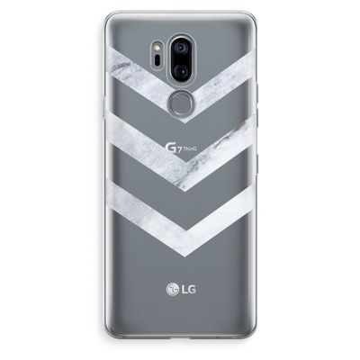 Marmeren pijlen: LG G7 Thinq Transparant Hoesje