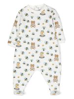 Moschino Kids pyjama à imprimé Teddy Bear - Blanc - thumbnail