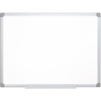 Q-CONNECT whiteboard, met aluminium frame, melamine, 1zijde wit, 1 zijde geruit, 120 x 90 cm