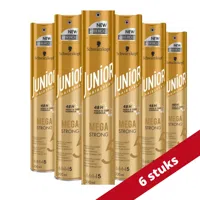 Schwarzkopf Junior Hairspray Mega Strong Voordeelverpakking - 6x 300ml