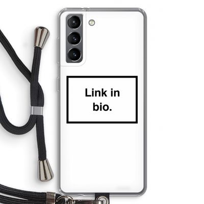 Link in bio: Samsung Galaxy S21 Transparant Hoesje met koord