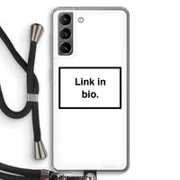 Link in bio: Samsung Galaxy S21 Transparant Hoesje met koord