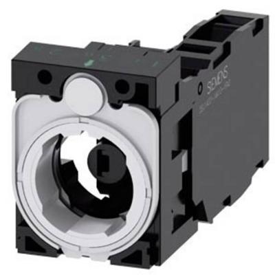 Siemens 3SU1501-1AG00-1FA0 Houder voor 3 modules 1x NC, 1x NO Barnsteen 1 stuk(s)