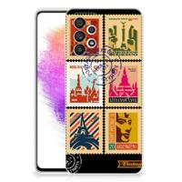 Samsung Galaxy A73 5G | Silliconen Back Cover | Postzegels