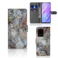 Samsung Galaxy S20 Ultra | Bookcase | Marmer Grijs