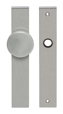 Knop/krukschild rechthoek LS rvs mat PC72 Knop/krukschild rechthoek LS rvs mat PC72