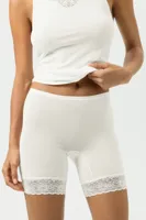 Dames boxershort lange pijpjes Lights Basics - Kanten onderbroek lange pijpjes - Broekje voor onder jurk
