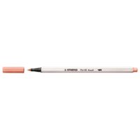 STABILO Pen 68 brush, premium brush viltstift, abrikoos, per stuk - thumbnail