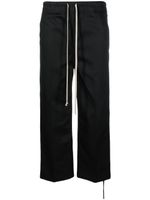 Rick Owens pantalon court à lien de resserrage - Noir