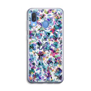 Hibiscus Flowers: Samsung Galaxy A40 Transparant Hoesje
