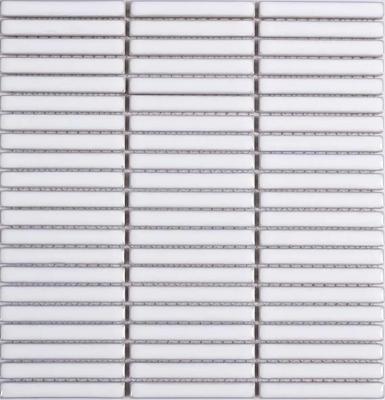 Mozaïek tegels Linea Wit 28,41x29,61 - Rechthoek Wand en vloer Geglazuurde porseleinen steengoed