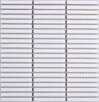 Mozaïek tegels Linea Wit 28,41x29,61 - Rechthoek Wand en vloer Geglazuurde porseleinen steengoed