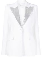 Michael Kors Collection blazer Georgina à sequins - Blanc