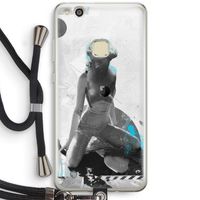 I will not feel a thing: Huawei Ascend P10 Lite Transparant Hoesje met koord