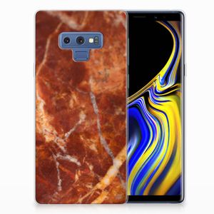 Samsung Galaxy Note 9 TPU Siliconen Hoesje Marmer Bruin