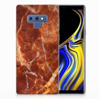 Samsung Galaxy Note 9 TPU Siliconen Hoesje Marmer Bruin - thumbnail