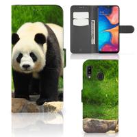 Samsung Galaxy A30 | Telefoonhoesje | Met pasjeshouder | Panda Samsung Galaxy A30 | Telefoonhoesje | Met pasjeshouder | Panda