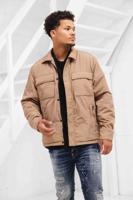 EA7 Emporio Armani 6DPB52 Bomberjacket Heren Bruin - Maat XL - Kleur: Bruin | Soccerfanshop