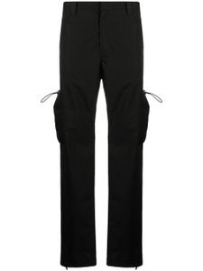 Marcelo Burlon County of Milan pantalon cargo à logo brodé - Noir