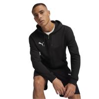 PUMA teamGOAL Casuals Hooded Vest Zwart Wit - thumbnail