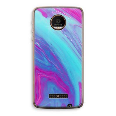 Zweverige regenboog: Motorola Moto Z Force Transparant Hoesje