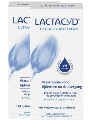 Lactacyd Ultrahydraterende Wasemulsie - voor tijdens en na de overgang Lactacyd Ultrahydraterende Wasemulsie - voor tijdens en na de overgang