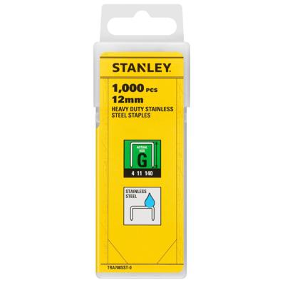Stanley handgereedschap RVS Nieten 12mm | Type G | 1000 stuks - TRA708SST-0 Stanley handgereedschap RVS Nieten 12mm | Type G | 1000 stuks - TRA708SST-0