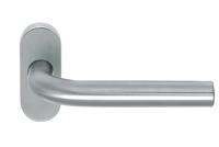 Paar LIDO rvs mat ovaal rozet