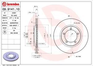 Brembo Remschijven 09.9141.10